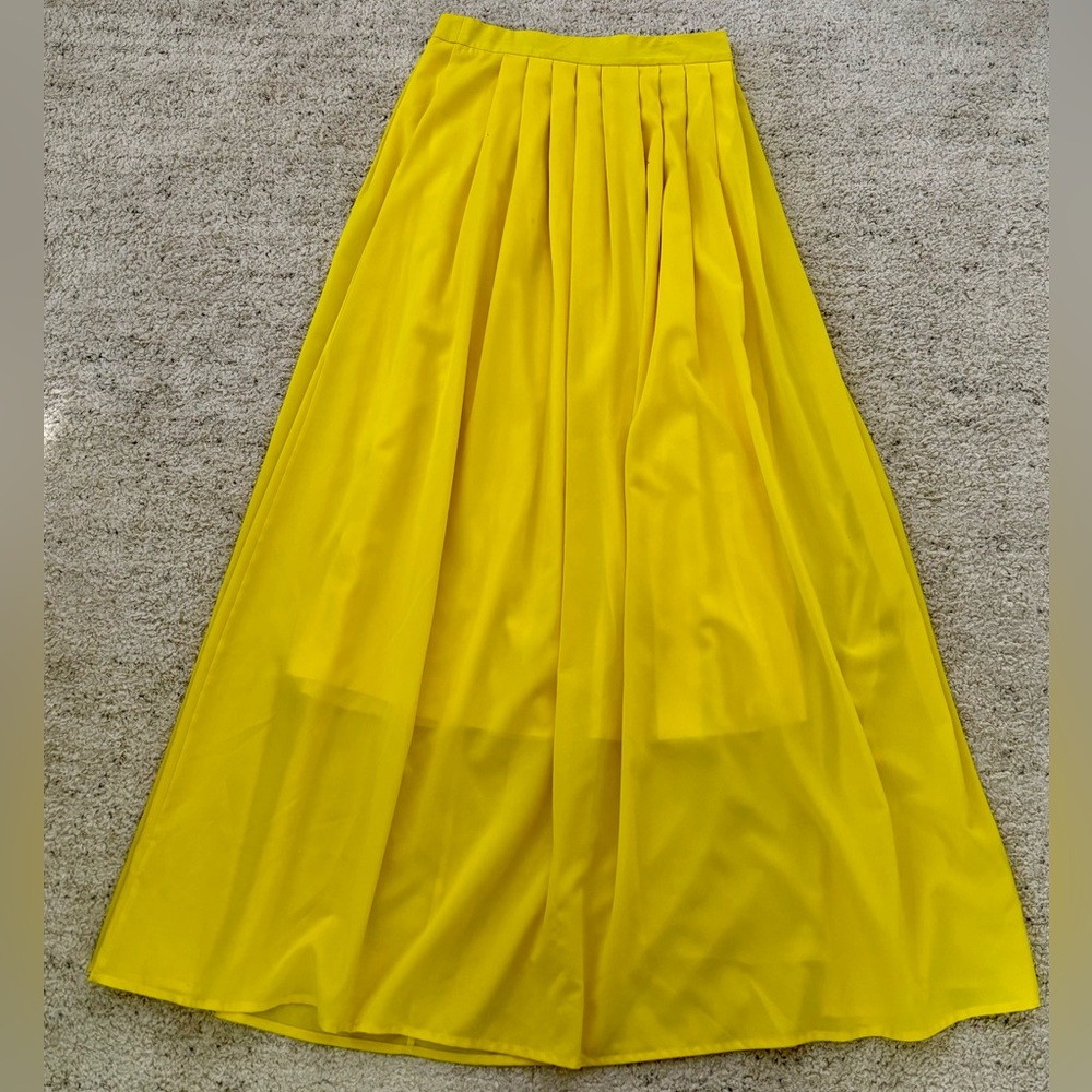 Yellow Maxi Skirt - Picture 6 of 6
